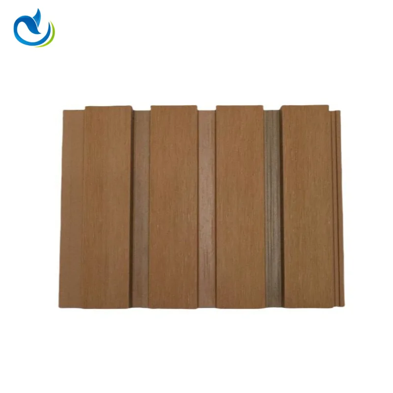 Panneaux muraux extérieurs en PE marron